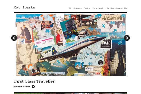 Press theme site design template sample