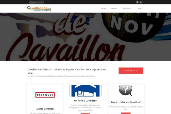 Avril theme site design template sample
