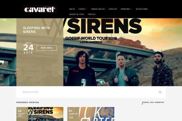 Storefront theme site design template sample