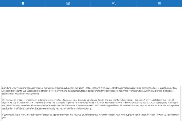 Site using Touchy-by-bonfire plugin