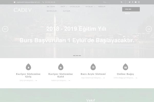 Ri-charitable theme site design template sample