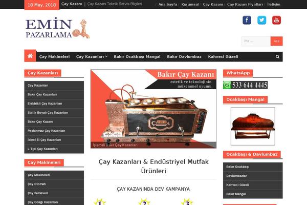 Magazine Plus theme site design template sample