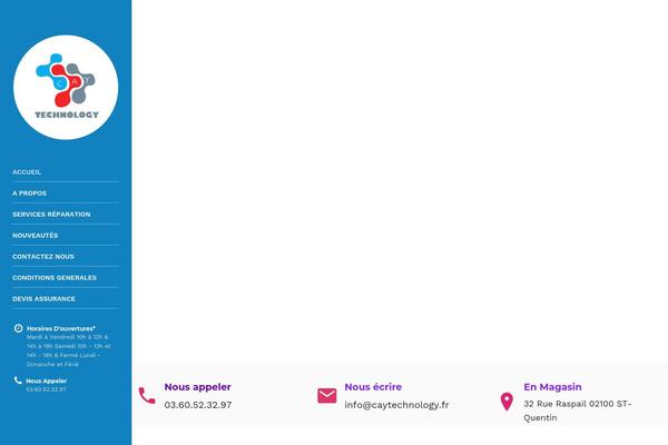 Tech-life theme site design template sample