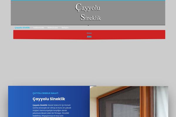 cayyolusineklik.com site used Ankara-web-tasarim