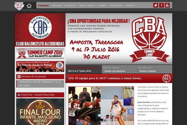 Hueman theme site design template sample