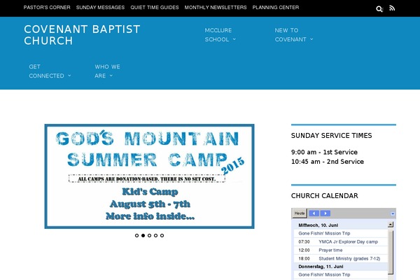 Maranatha theme site design template sample