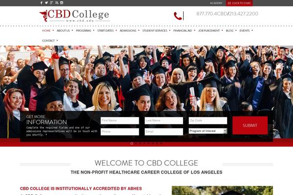 cbd.edu site used Cbd-college