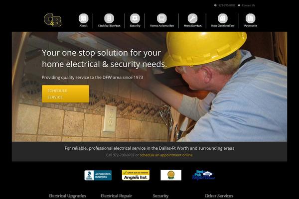 cbdallaselectrician.com site used Cb