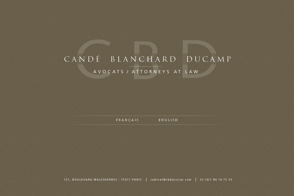 cbdavocat.com site used Initio