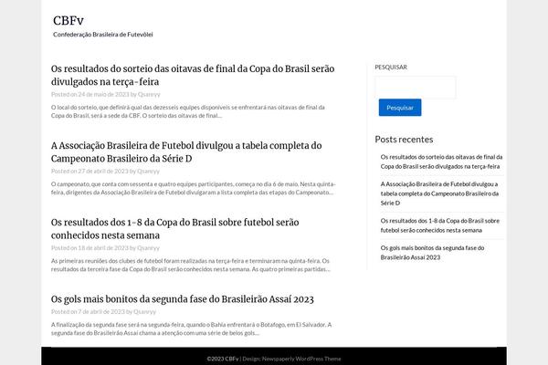 NewsPaperly theme site design template sample