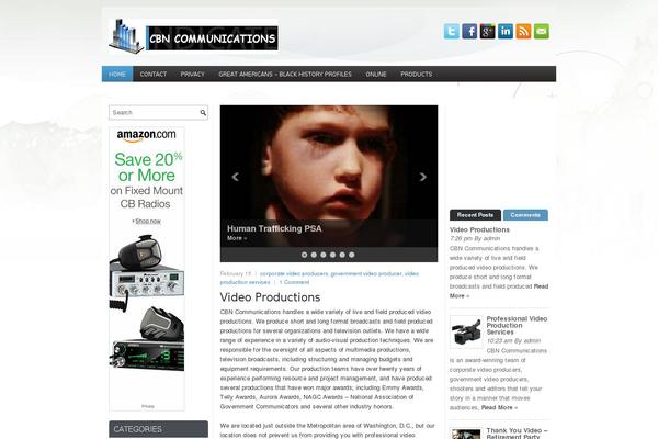 Videozoom theme site design template sample