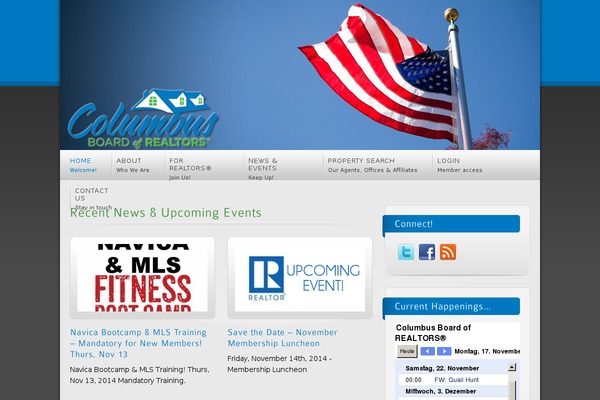 Site using Eventon-event-lists plugin