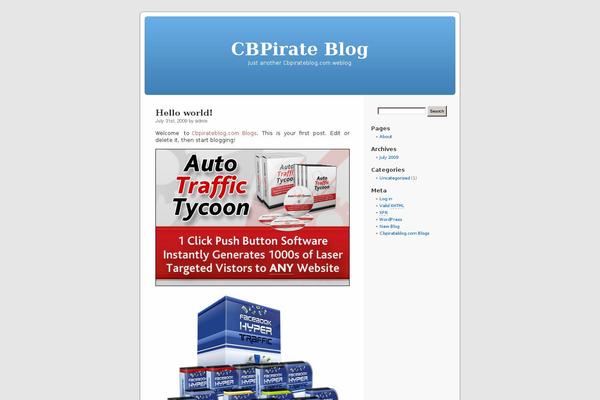 Cube-blog theme site design template sample
