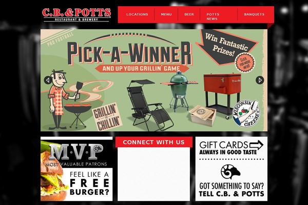 cbpotts.com site used Theram