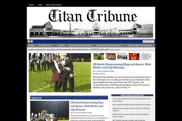 Site using Sno-student-news-source plugin