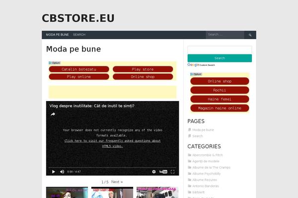 Site using Recent Posts Widget Extended plugin