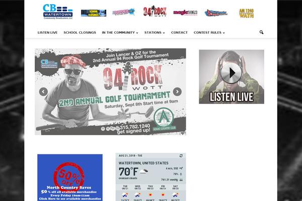 cbwatertown.com site used Community-broadcasters