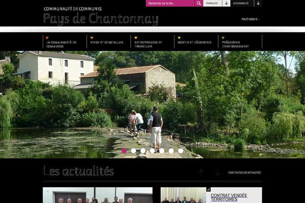 Site using jQuery Colorbox plugin
