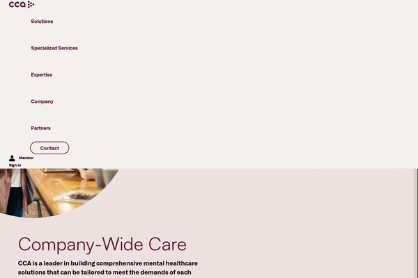 Cca theme site design template sample