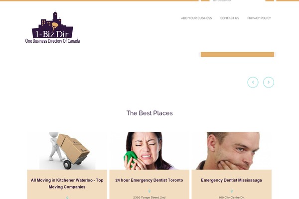 Business Finder theme site design template sample