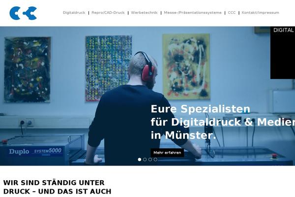 Ccc theme site design template sample