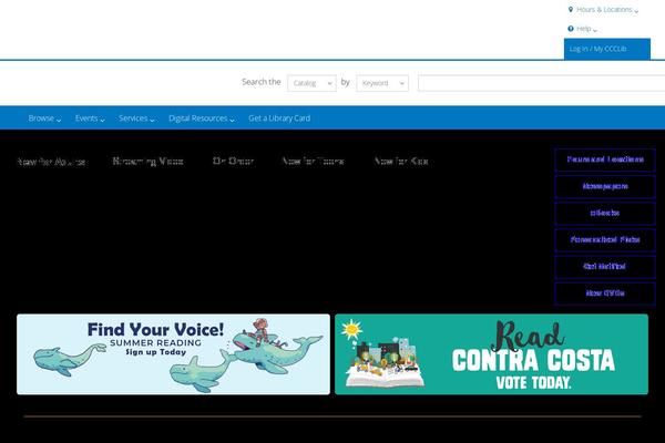 Bibliocommons theme site design template sample