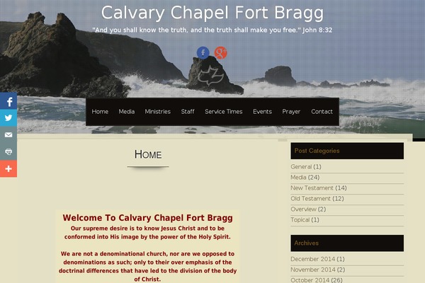 NativeChurch theme site design template sample