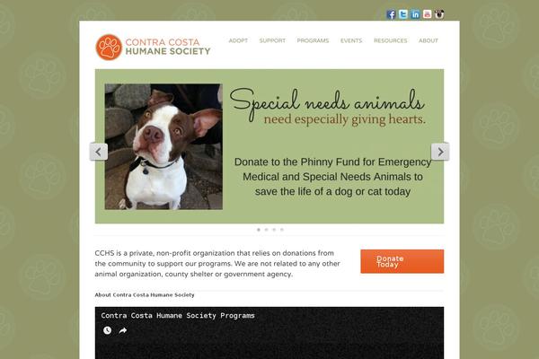 Site using Petfinder Listings plugin