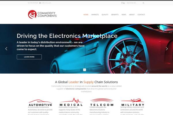 Invicta theme site design template sample