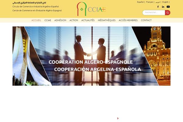 CCIAE theme websites examples