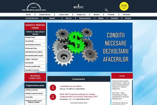 ccibc.ro site used multi-color
