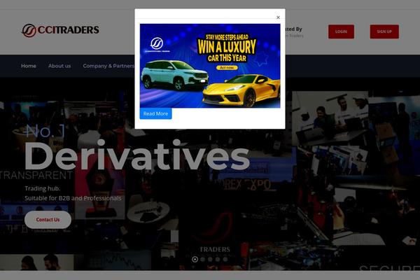 Financity theme site design template sample