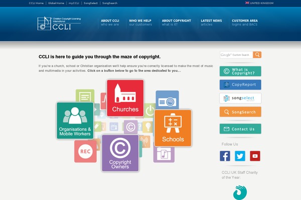 ccli.co.uk site used Ccli