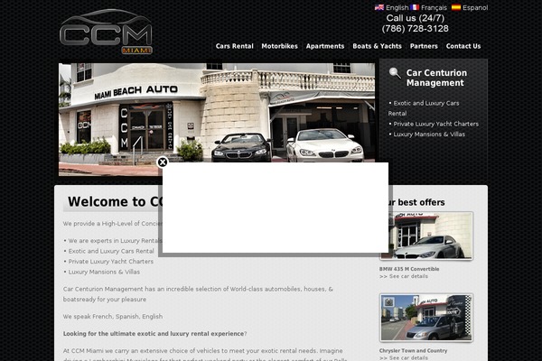 Automotive theme site design template sample
