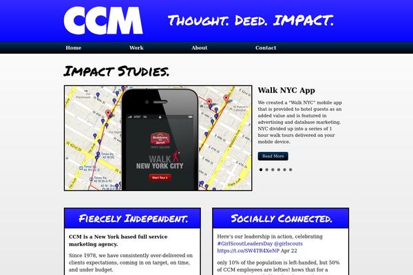 Ccm theme site design template sample