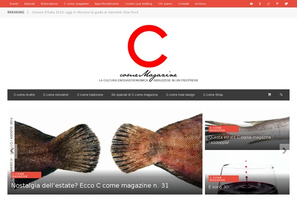 ccomemagazine.it site used NEUE
