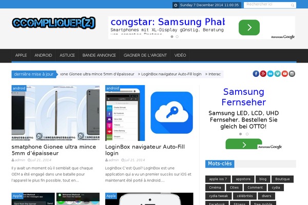 NewsCore theme site design template sample