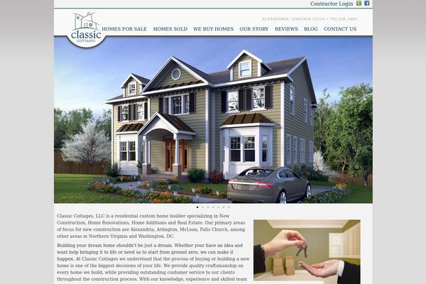 C theme site design template sample