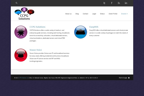 ccpgsolutions.net site used Work