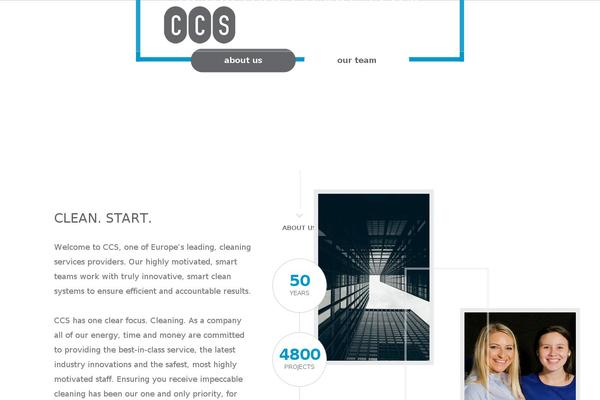 iCompany theme site design template sample