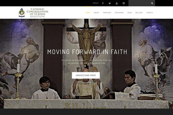 Church-suite theme site design template sample