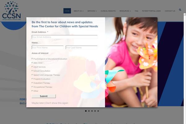 Phoenix Child theme site design template sample