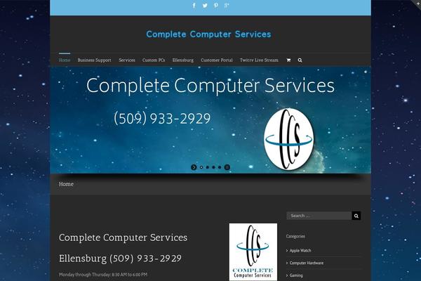 Avada theme site design template sample