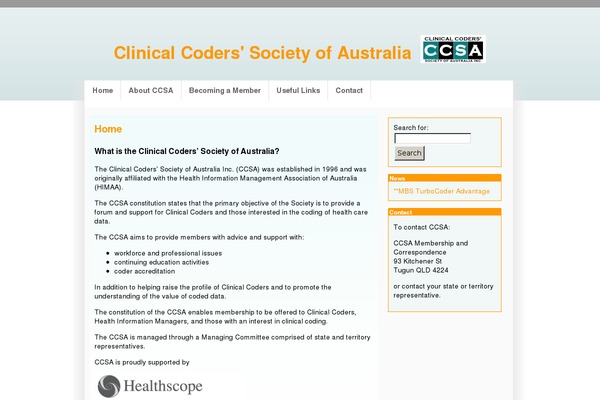 ccsofa.org.au site used Simplex (bright)