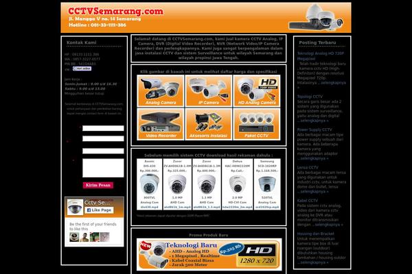 Limau Orange theme site design template sample