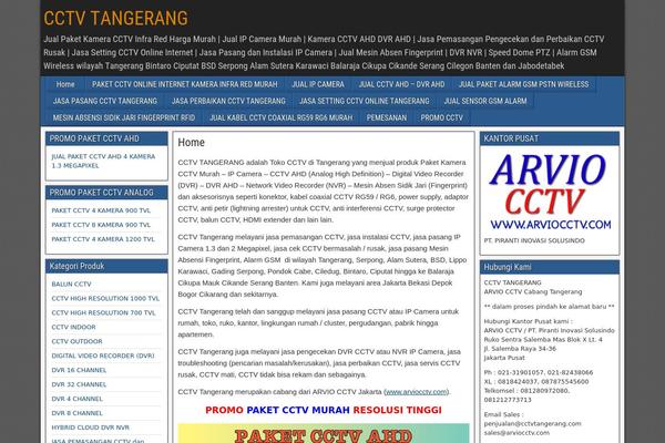 Frontier theme site design template sample