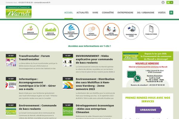 Directory2 theme site design template sample