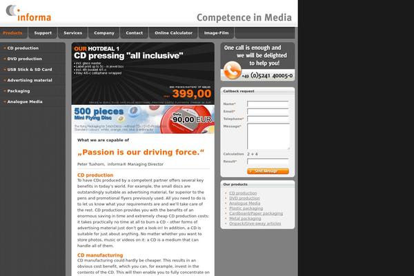 cd-informa.com site used Informa