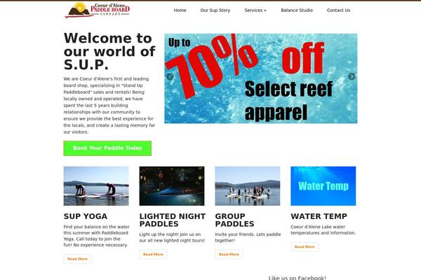 Discoverpro theme site design template sample