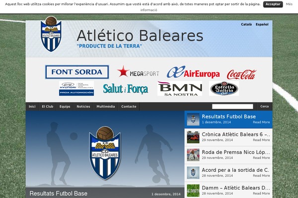 cdatb.com site used Footballclub-2.3.2